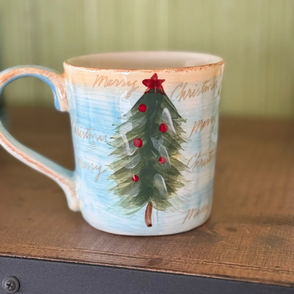 Maxcera Snowman Tree Winter Holiday Mug - Picture 2 of 5